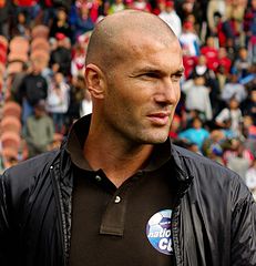 Zinedine Zidane w 2008 roku