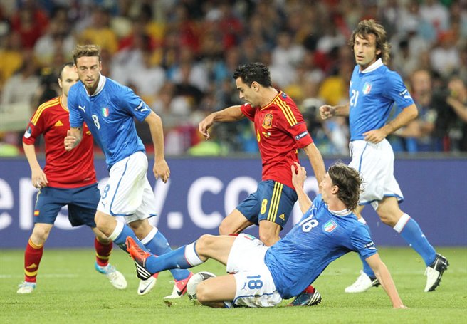 Xavi Hernandez finał Euro 2012